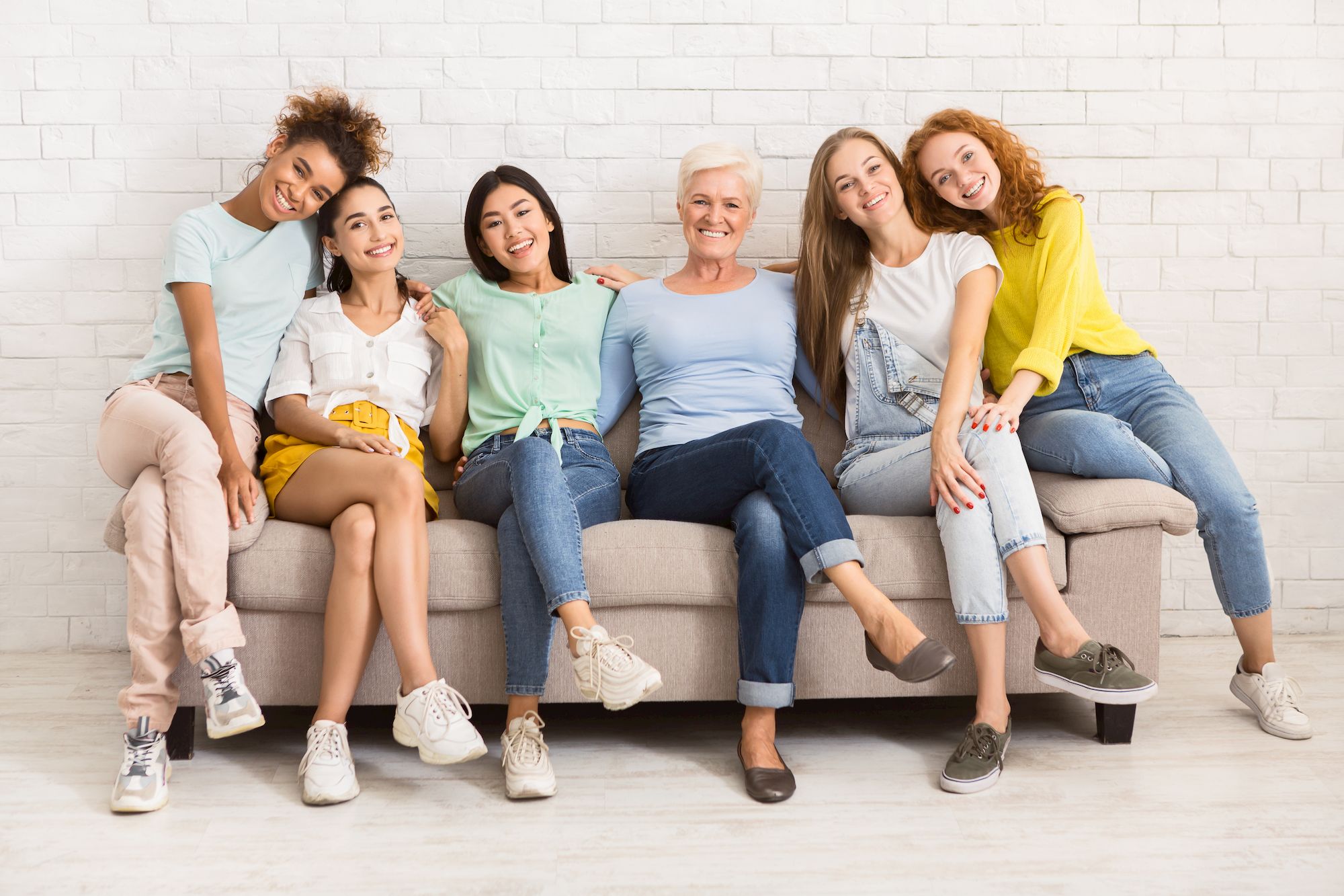 group of patients smiling