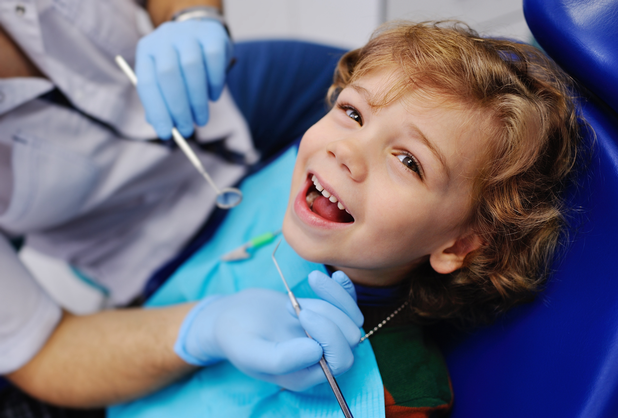 young patient at orthodontic appointment